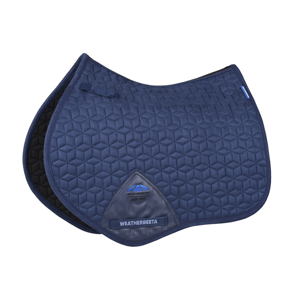 Weatherbeeta Suede Elite Air-Tec Jump Saddle Pad - Navy