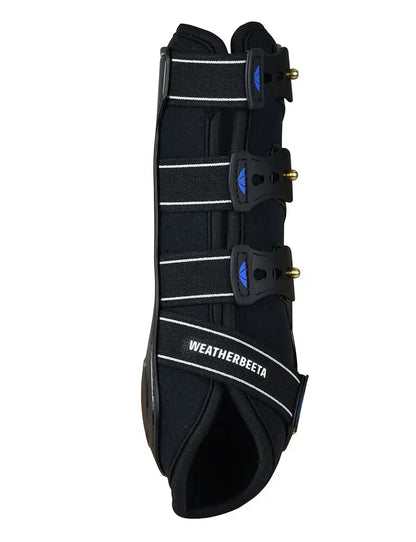 Weatherbeeta Tough-Tec Hard Shell Dressage Boots - Black Front