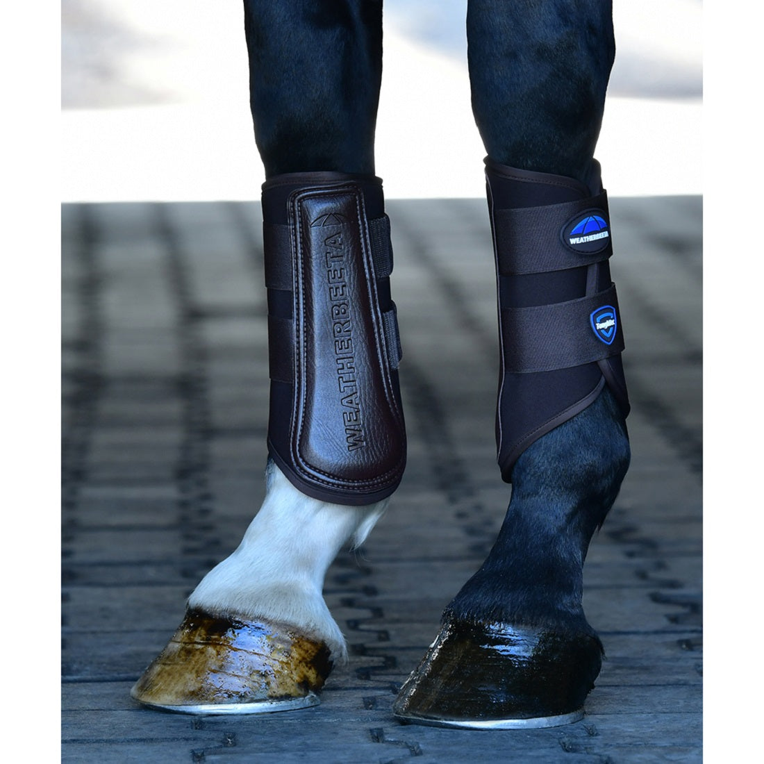 Weatherbeeta Tough-Tec Prime Brushing Boots - Brown