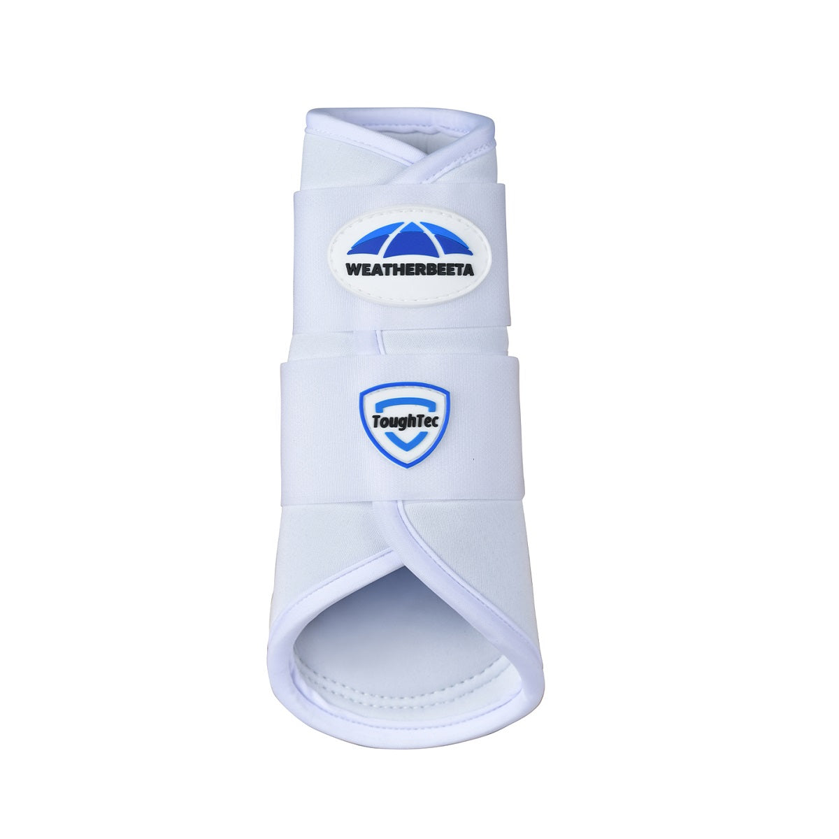 Weatherbeeta Tough-Tec Prime Brushing Boots - White Front