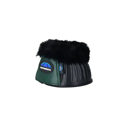 Weatherbeeta Tough-Tec Prime Fleece Trim Rubber Bell Boots - Forest