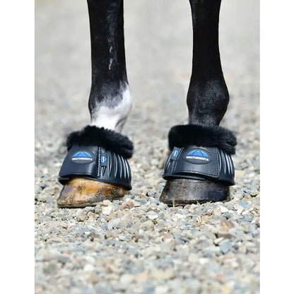 Weatherbeeta Tough-Tec Prime Fleece Trim Rubber Bell Boots