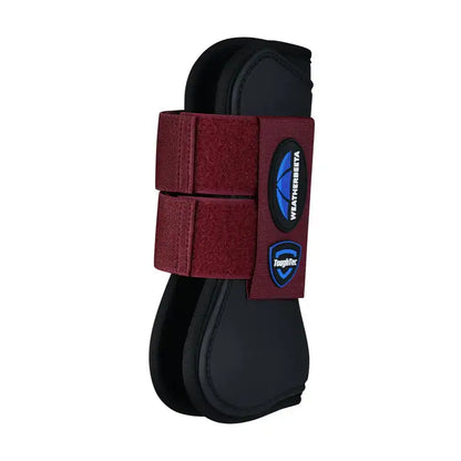 Weatherbeeta Tough-Tec Prime Open Front Boots - Burgundy