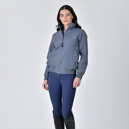 Weatherbeeta Waterproof Team Jacket - Slate Blue Front