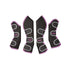Weatherbeeta Wide Tab Long Travel Boots - Black Purple White