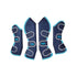 Weatherbeeta Wide Tab Long Travel Boots - Navy Blue White