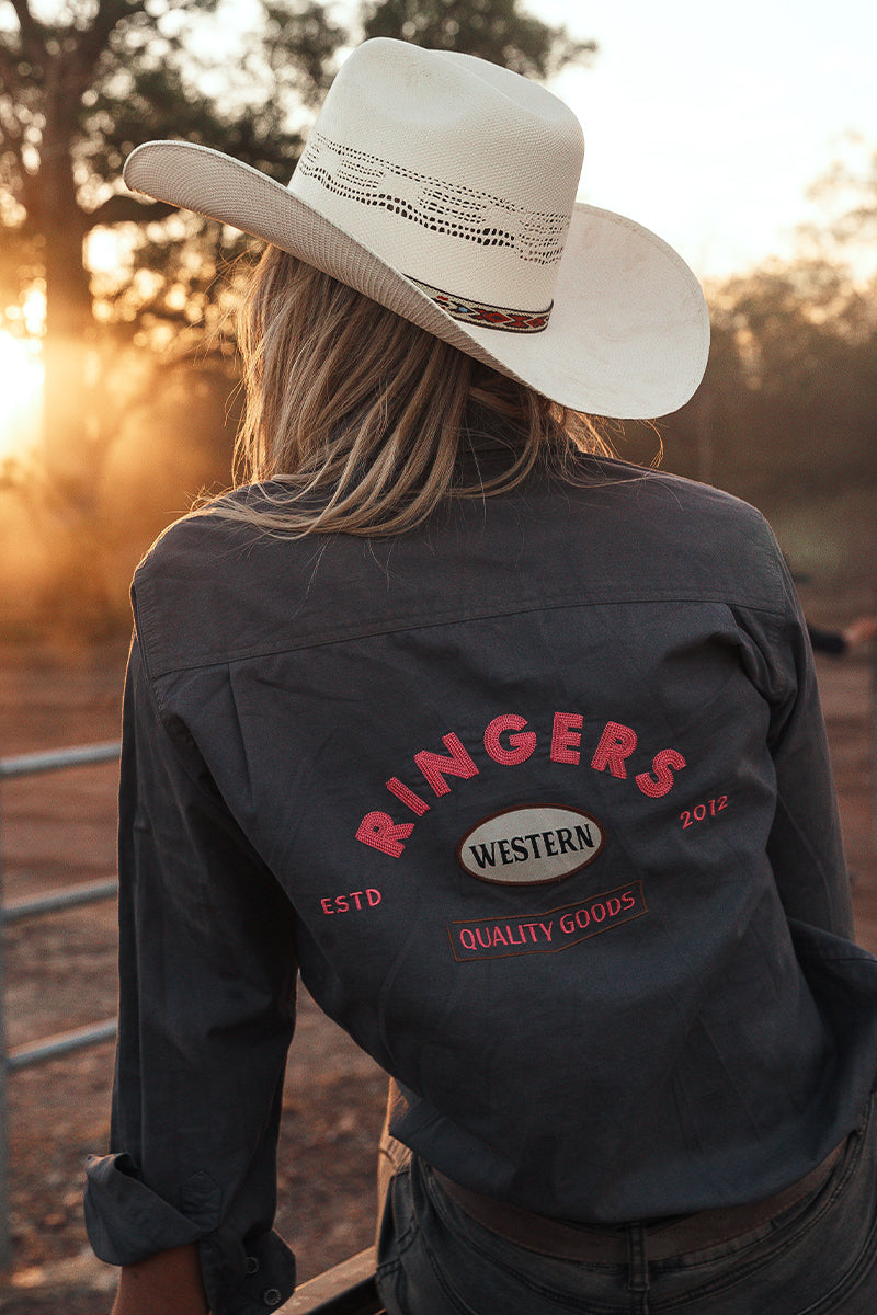 Ringers Western Condora Womens Half Button Work Shirt