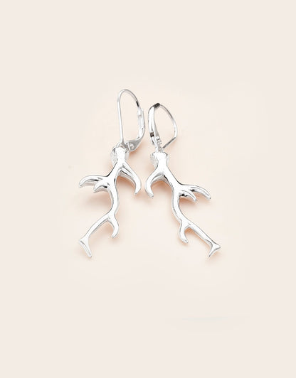 Whistle &amp; Pop Hunter Gatherer Antler Earrings