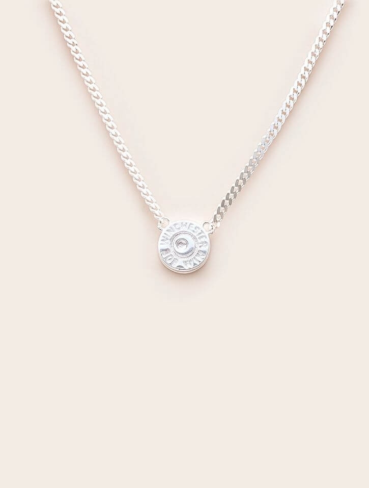 Whistle &amp; Pop 308 Bullet Curb Necklace Chain