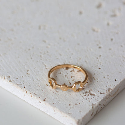 Whistle &amp; Pop Heritage Bit of Elegance Ring - 4