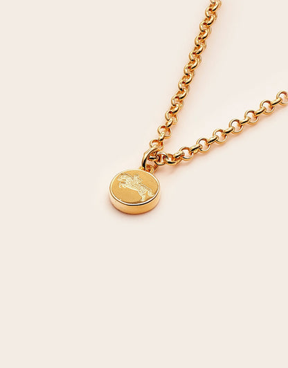 Whistle &amp; Pop Hunter Gatherer Jumping Pony Pendant Necklace - 3