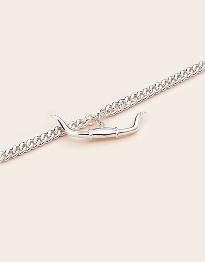 Whistle &amp; Pop Trailblazer Longhorn Necklace