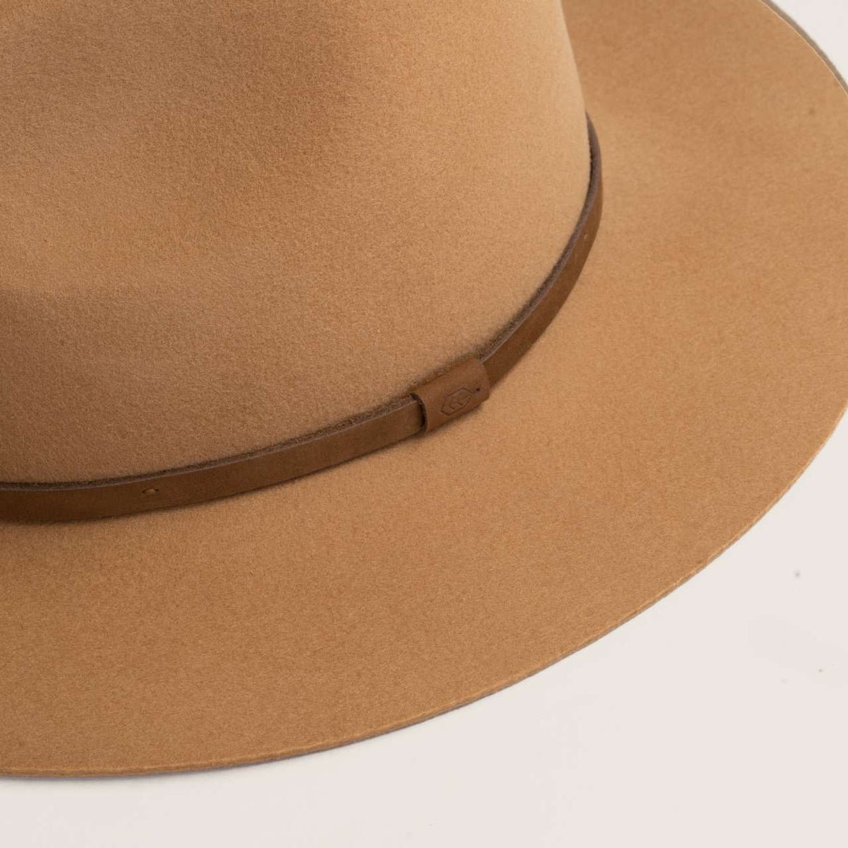 Will &amp; Bear Anderson Felt Wool Hat - Camel Detail