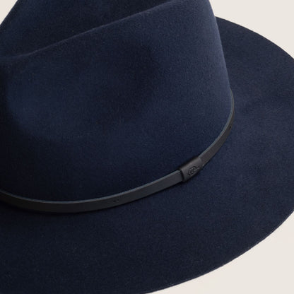 Will &amp; Bear Anderson Felt Wool Hat - Navy Detail