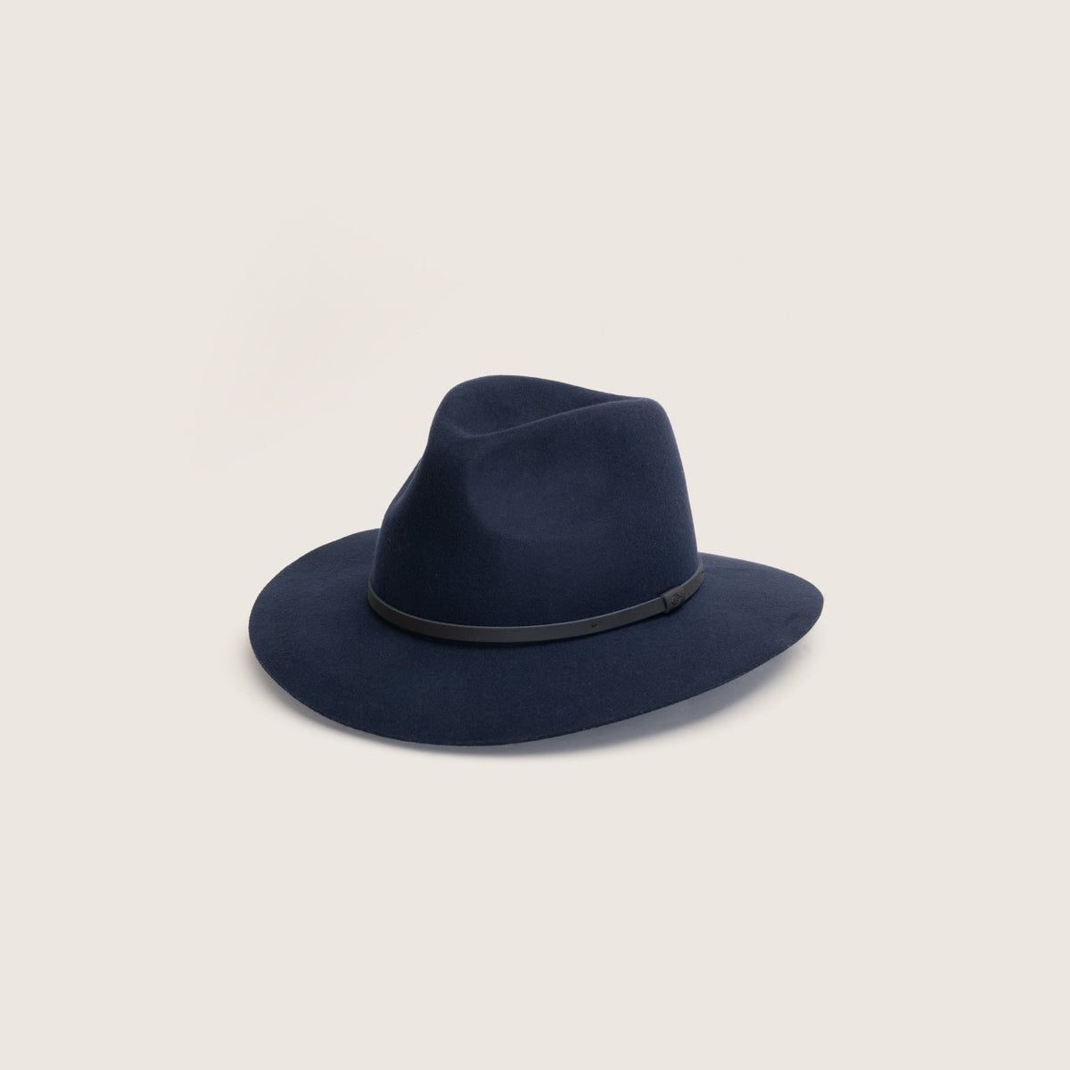 Will &amp; Bear Anderson Felt Wool Hat - Navy Front