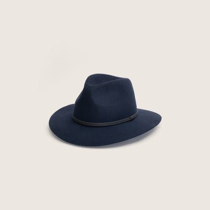 Will &amp; Bear Anderson Felt Wool Hat - Navy Front