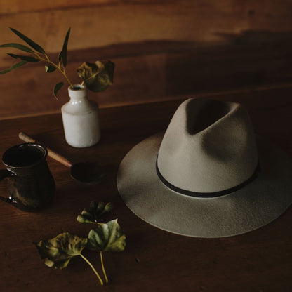 Will &amp; Bear Anderson Felt Wool Hat - Sage Front View