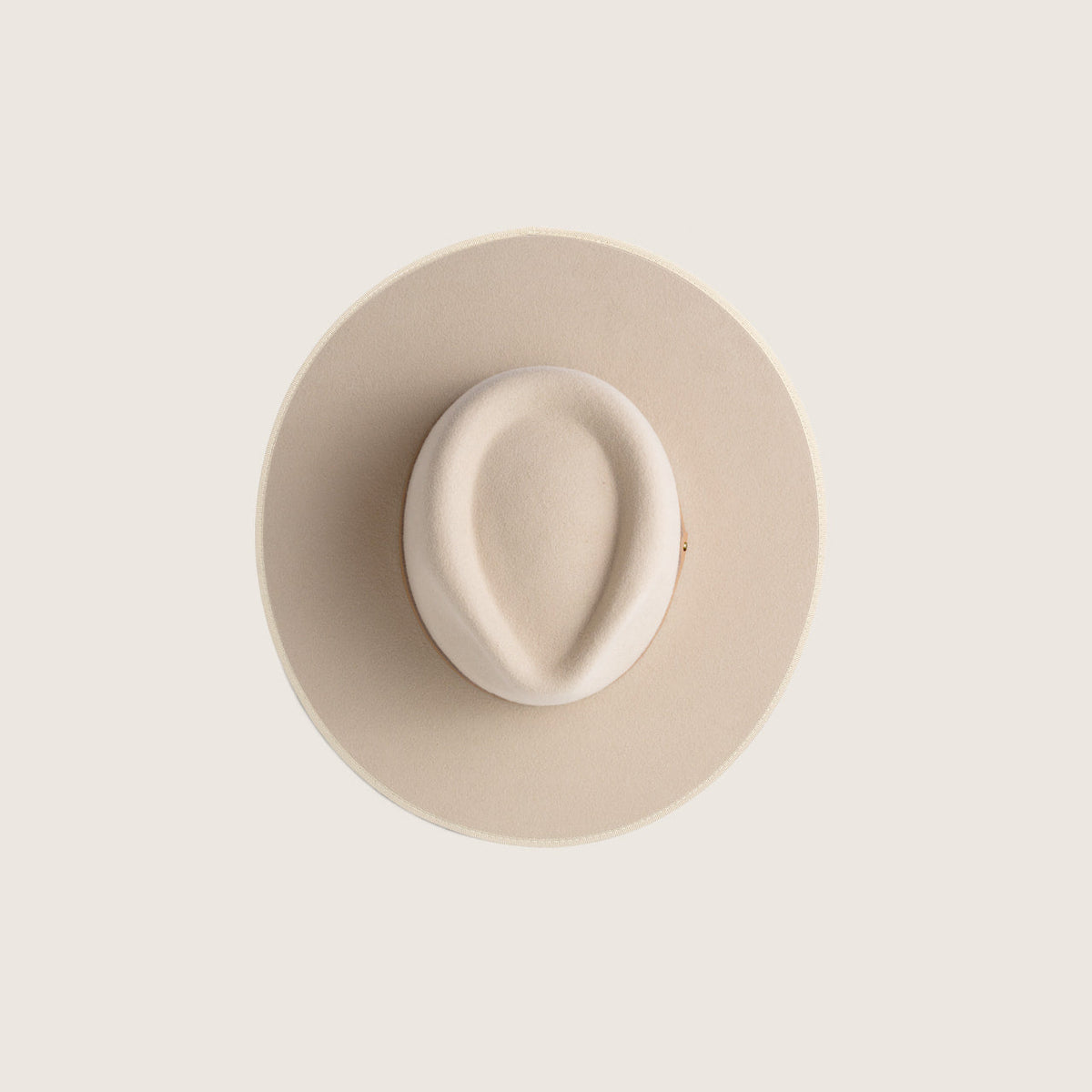 Will &amp; Bear Andy Felt Hat - Cream Top