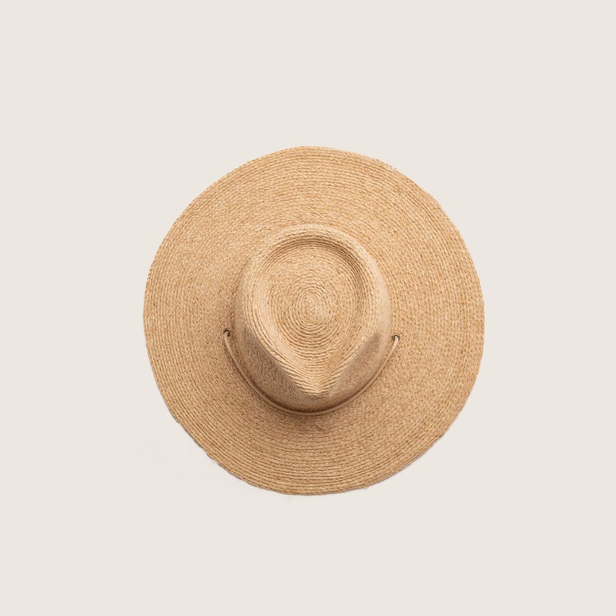 Will &amp; Bear Austin Straw Wide Brim Hat - Sand Front