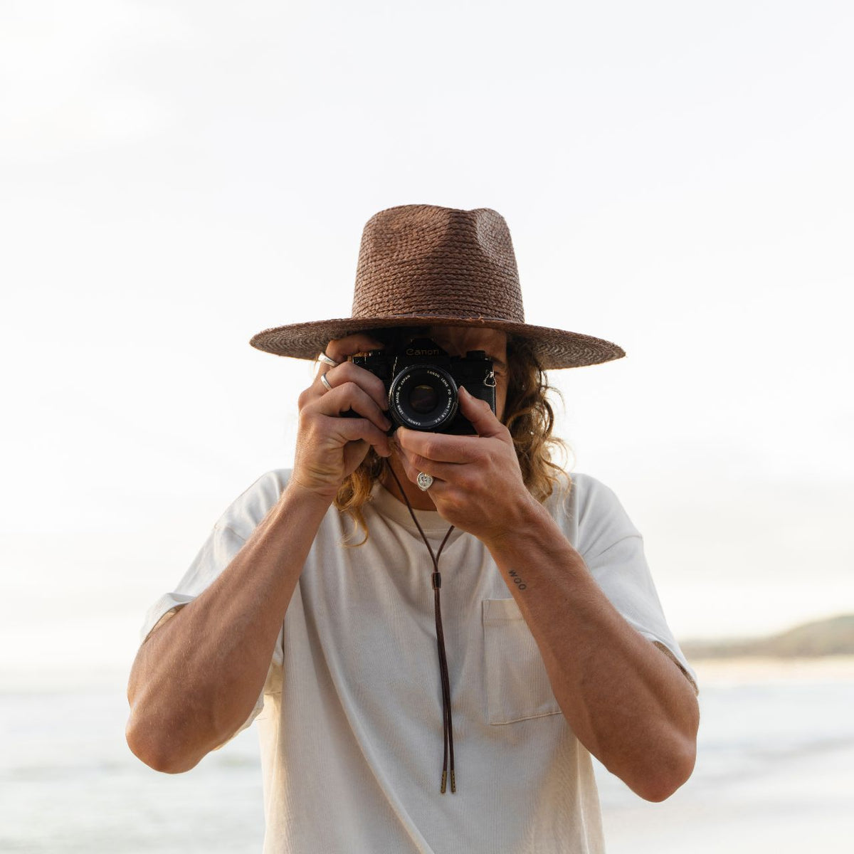 Will &amp; Bear Austin Straw Wide Brim Hat