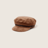 Will & Bear Baker Cord Bakerboy Cap - Tan
