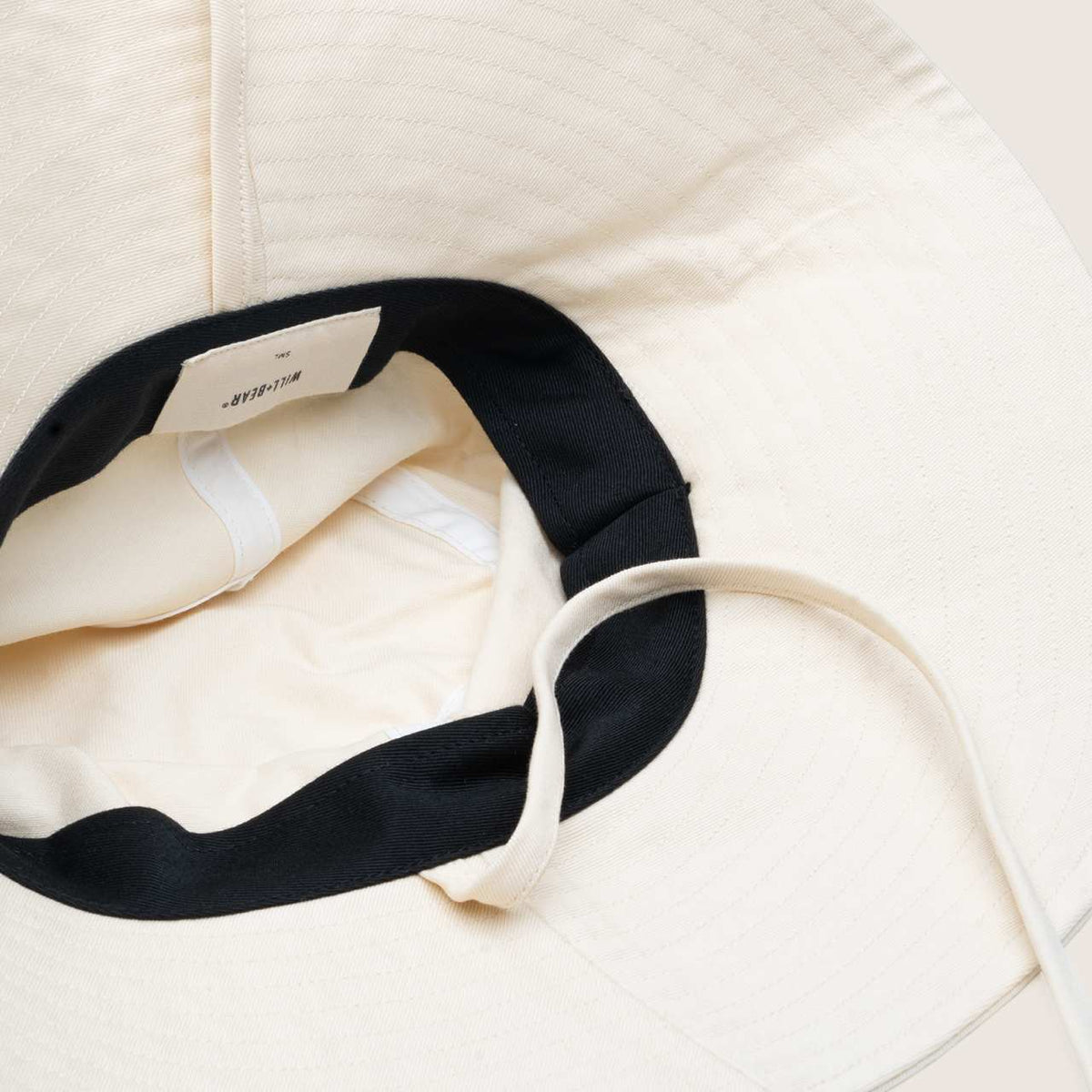 Will &amp; Bear Bodhi Wide-brim Bucket Hat - Bone Detail