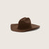 Will & Bear Buck Felt Cowboy Hat - Brown
