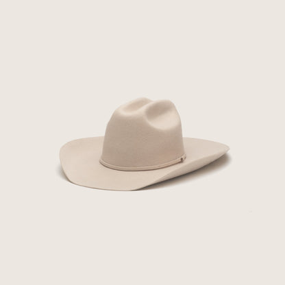 Will &amp; Bear Buck Felt Cowboy Hat - Cream Front