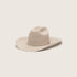 Will & Bear Buck Felt Cowboy Hat - Cream Front