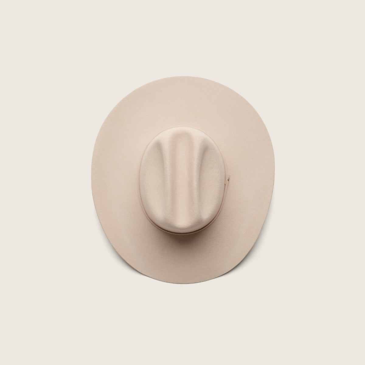 Will &amp; Bear Buck Felt Cowboy Hat - Cream Top
