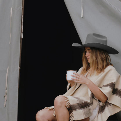 Will &amp; Bear Buck Felt Cowboy Hat - Smoke Model
