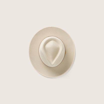 Will &amp; Bear Calloway Felt Fedora - Cream Top