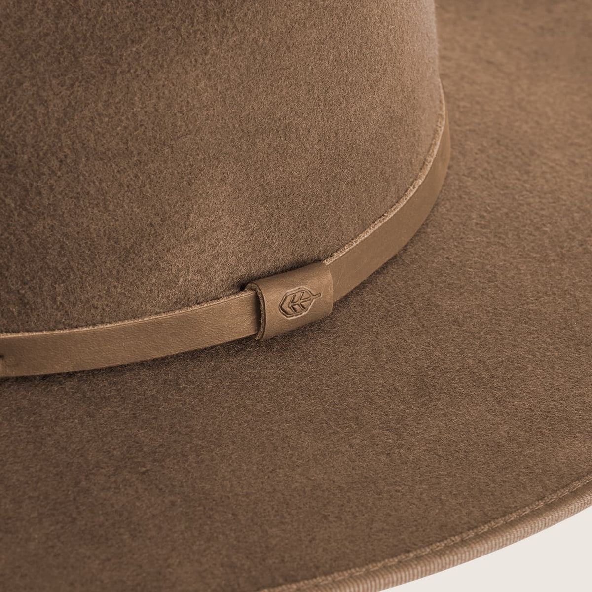 Will &amp; Bear Calloway Felt Fedora - Tan Brown Close