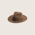 Will & Bear Calloway Felt Fedora - Tan Brown Front