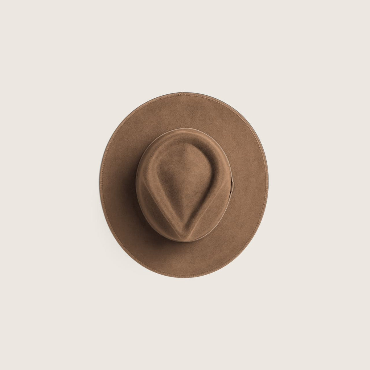 Will &amp; Bear Calloway Felt Fedora - Tan Brown Top
