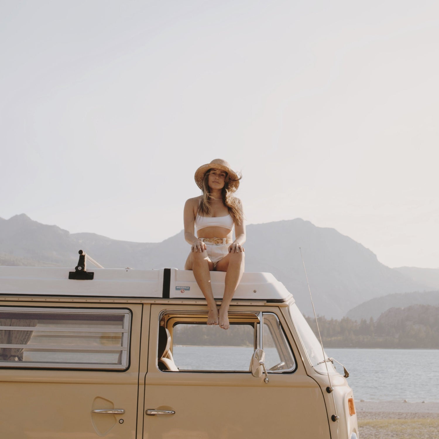 Will &amp; Bear Sunny Crushable Straw Bucket Hat