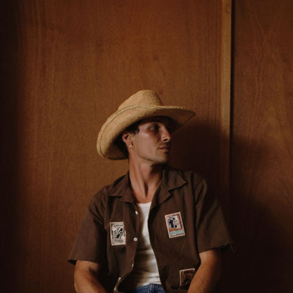 Will &amp; Bear Duke Straw Raffia Cowboy Hat - 6