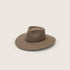 Will & Bear Explorer Wide Brim Felt Country Hat - Taupe Front