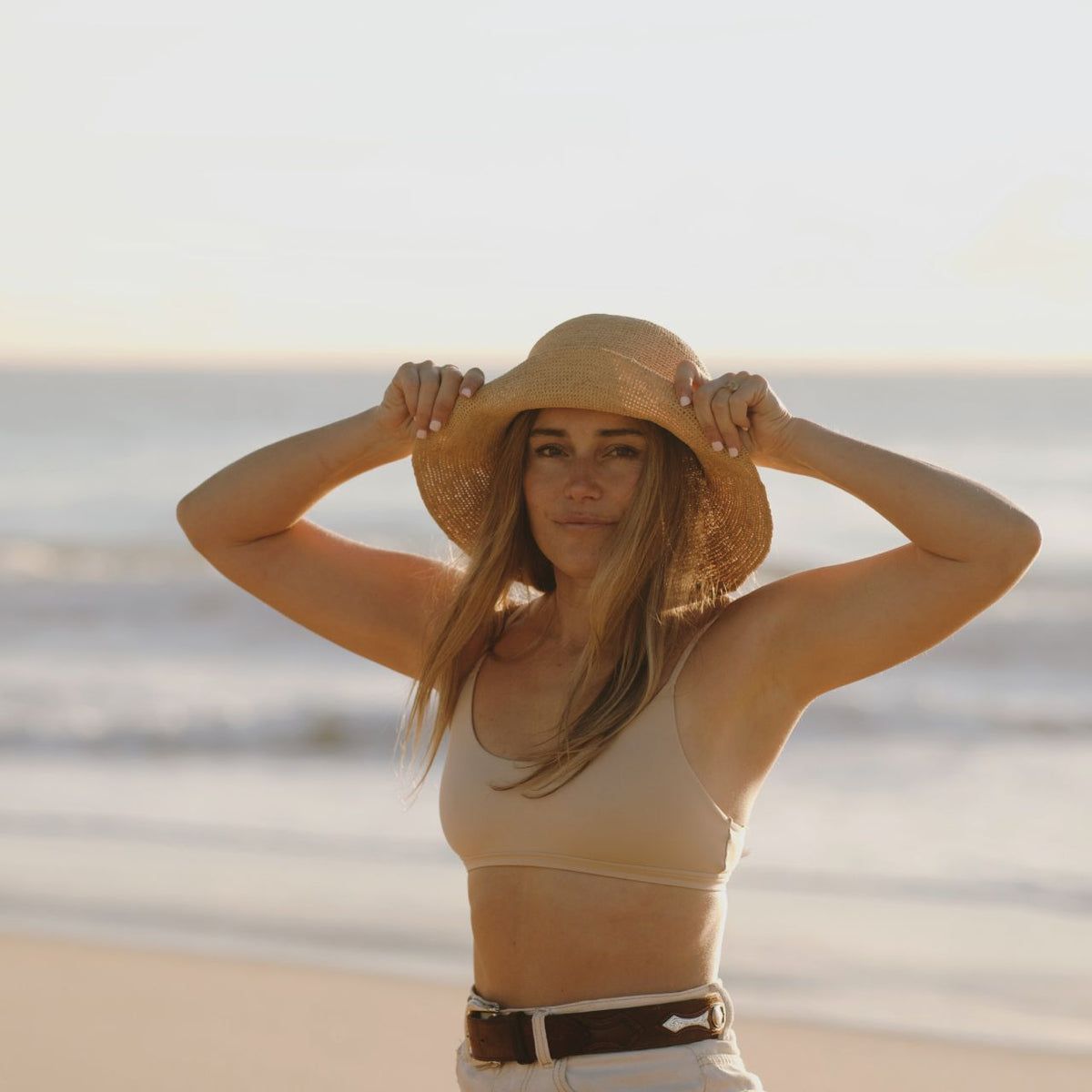 Will &amp; Bear Sunny Crushable Straw Bucket Hat - 2