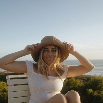 Will &amp; Bear Sunny Crushable Straw Bucket Hat - 8
