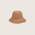 Will & Bear Sunny Crushable Straw Bucket Hat - Husk Front
