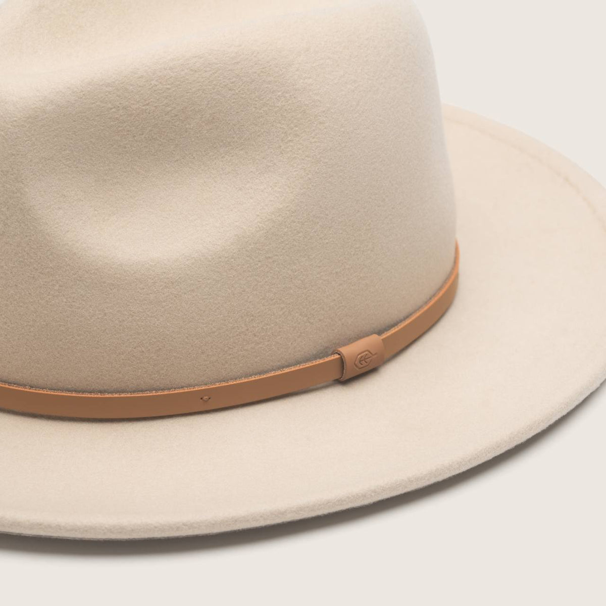 Will &amp; Bear William Crushable Travel Hat - Cream Detail