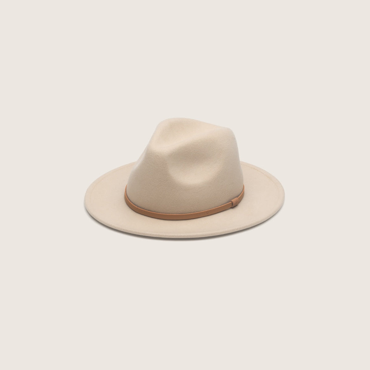 Will &amp; Bear William Crushable Travel Hat - Cream Front