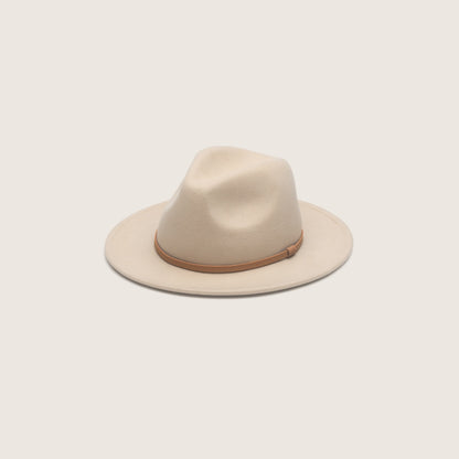 Will &amp; Bear William Crushable Travel Hat - Cream Front