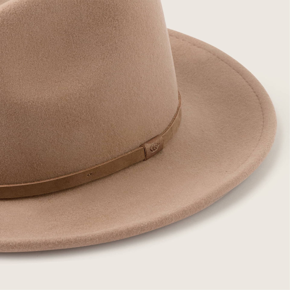 Will &amp; Bear William Crushable Travel Hat - Oak Brown Close