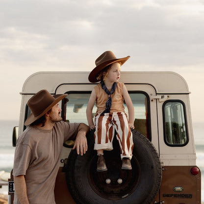 Will &amp; Bear Little Buck Brown Kids Cowboy Hat