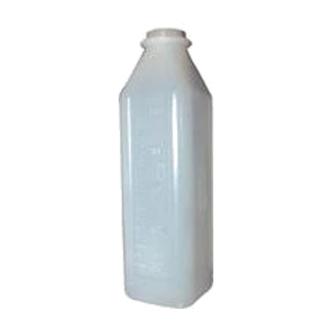 Wombaroo 120ml plastic feeding bottle with millilitre graduations, fits Wombaroo latex teats
