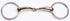 Zilco Curved Gold Jointed Snaffle 12.5cm