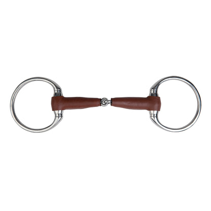 Metalab Leather Eggbutt Snaffle Pinchless 125mm