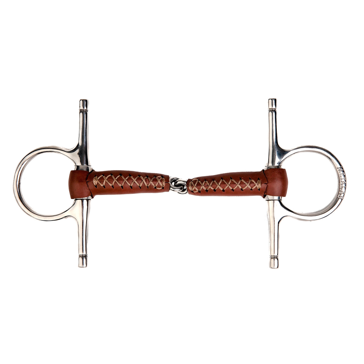 Metalab Leather Full Cheek Snaffle Pinchless 135mm